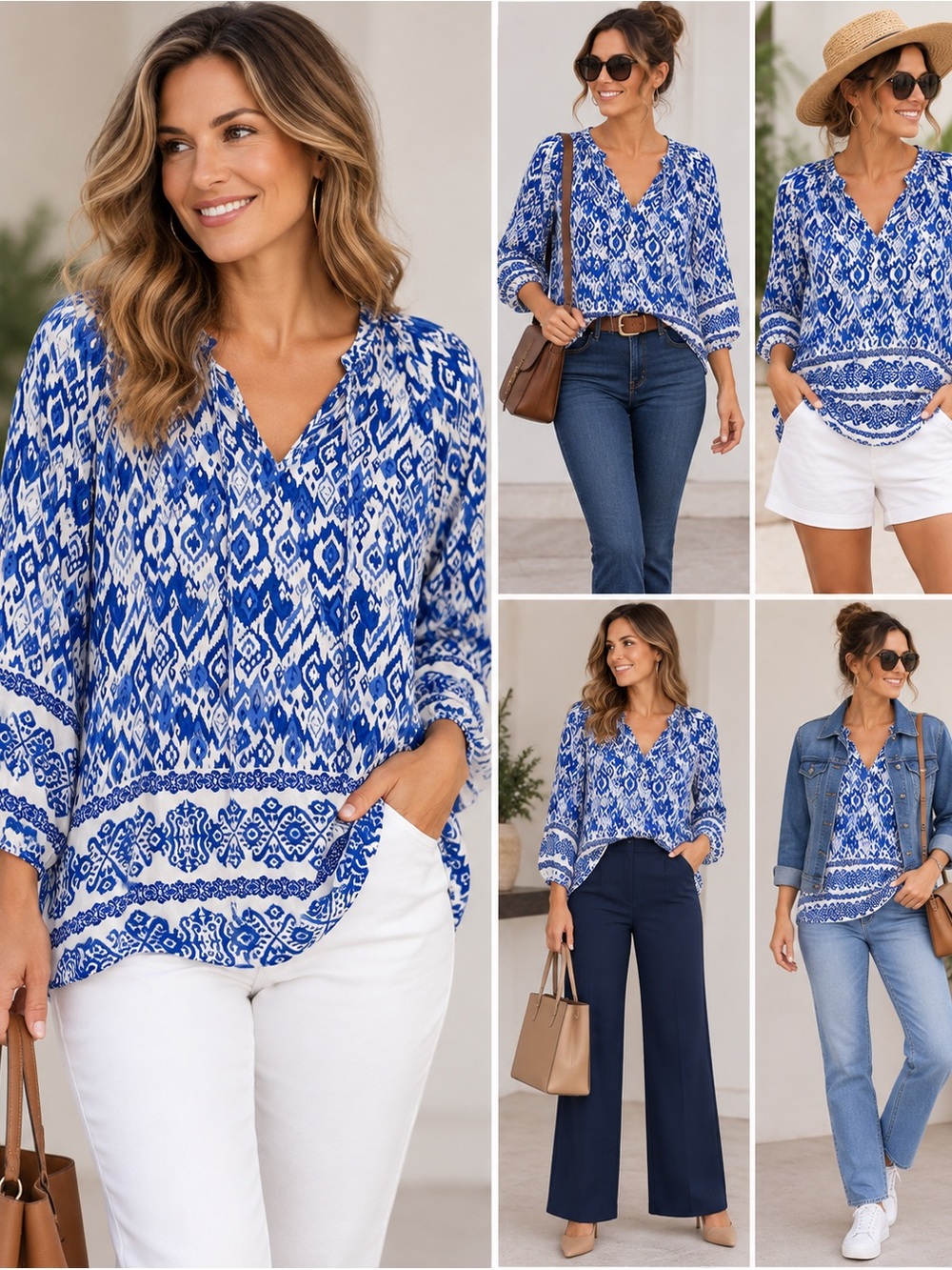 Size Large Boho Inspired Top